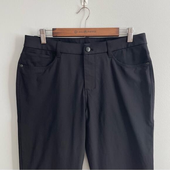 Lululemon | Men’s ABC Slim-Fit 5 Pocket Pant Warpstreme Black Business Casual 32 - Picture 3 of 10